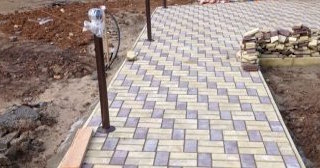 Укладка тротуарной плитки под ключ в Спасске-Дальнем в октябре